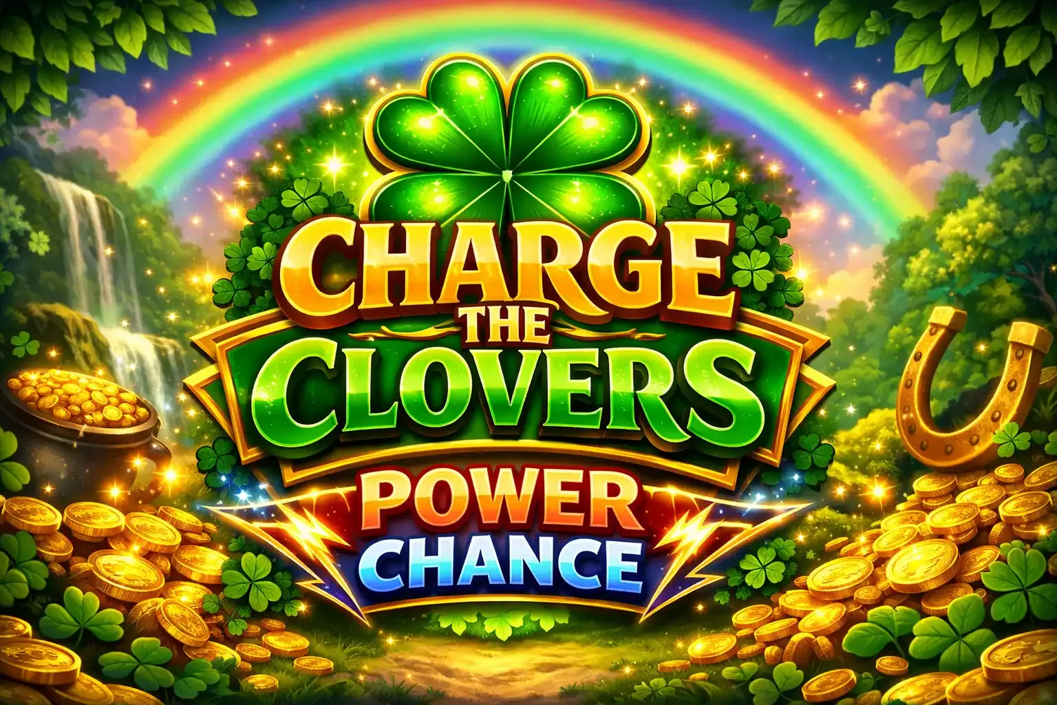 150% do €550 + 60 Free Spins na Charge the Clovers